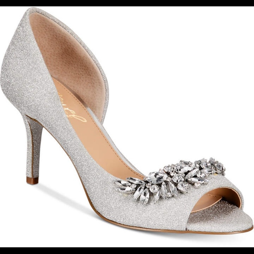 Badgley Mischka Melvina Open-toe D’Orsay Pumps